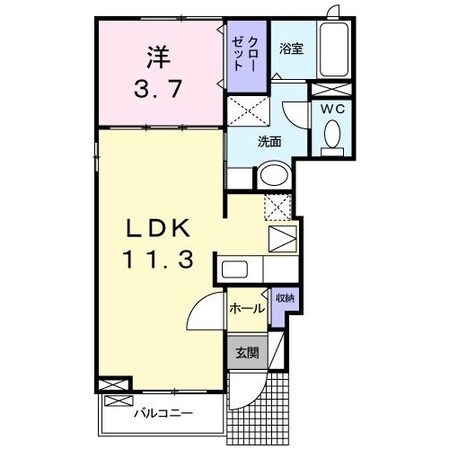 上水南ハウスの物件間取画像
